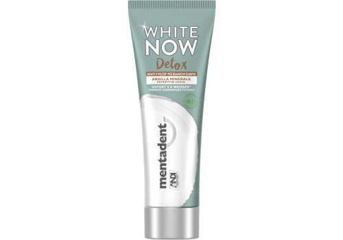 Mentadent White Now Detox Estratti di Cocco Dentifricio 75ml