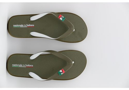 Nazionale Italiana Infradito Military Green 41 Uomo