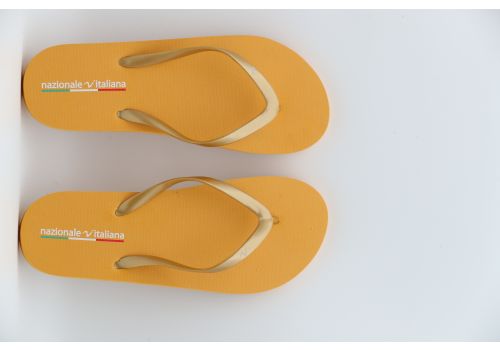 Nazionale Italiana Infradito Gold 38 Donna