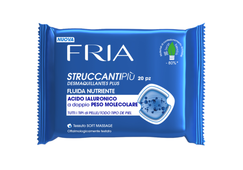 20 Salviette Struccanti Fluida Nutriente Per Tutti I Tipi Di Pelle