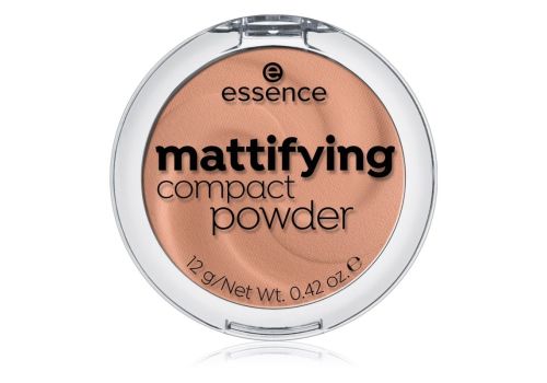 Essence mattifying compact powder 10 light beige cipria viso compatta effetto opacizzante 12 grammi