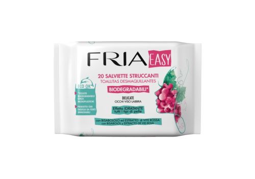 Fria Easy Salviette Struccanti Idratanti Tutti i Tipi di Pelle 20 pezzi