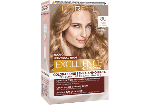 Excellence Creme Colorazione Senza Ammoniaca 8U Biondo Chiaro Universale