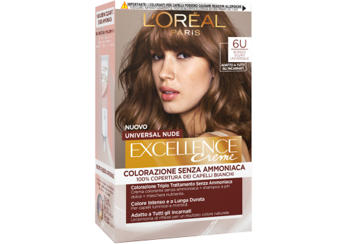 Excellence Creme Colorazione Senza Ammoniaca 6U Biondo Scuro Universale