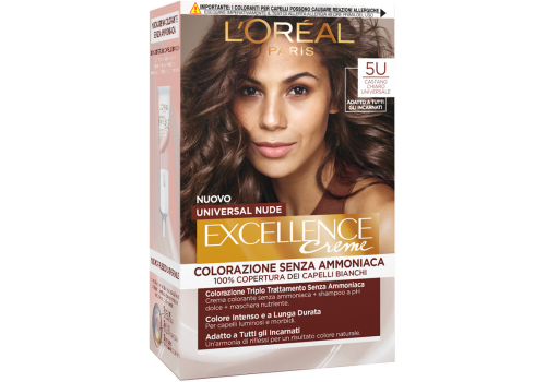 Excellence Creme Colorazione Senza Ammoniaca 5U Castano Chiaro Universale