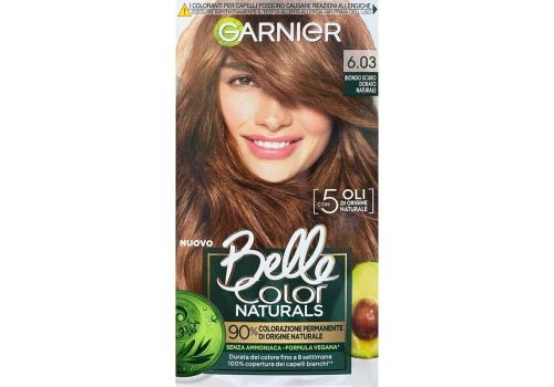 Belle Color Naturals Colorazione Permanente Senza Ammoniaca 6.03 Biondo Scuro Dorato