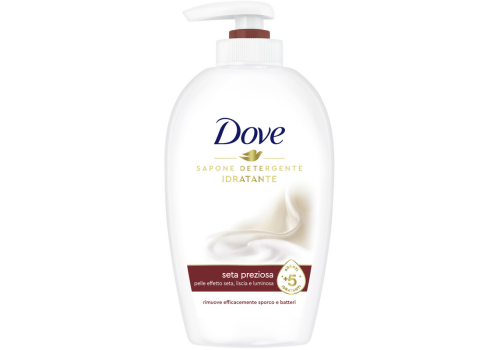 Dove Sapone Mani Liquido Detergente Idratante Seta Preziosa 250ml