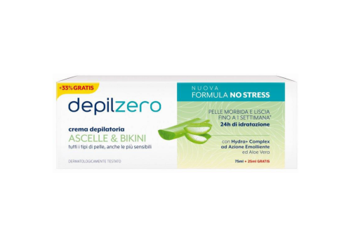 Crema Depilatoria Ascelle E Bikini Tubo 75 + 25 Ml