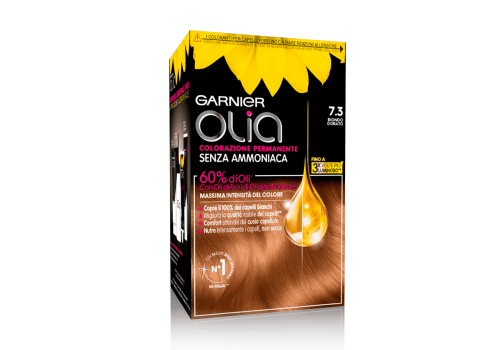 Olia Colorazione Permanente Senza Ammoniaca 7.3 Biondo Dorato