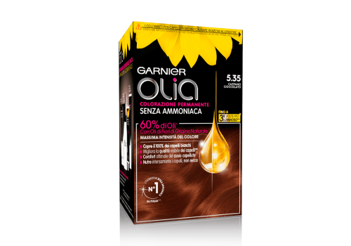 Olia Colorazione Permanente Senza Ammoniaca 5.35 Castano Cioccolato
