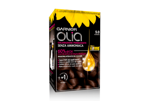Olia Colorazione Permanente Senza Ammoniaca 5.0 Castano