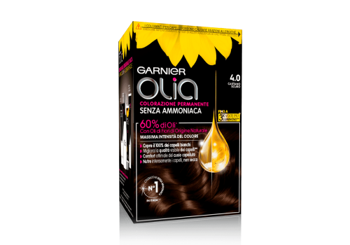 Olia Colorazione Permanente Senza Ammoniaca 4.0 Castano Scuro