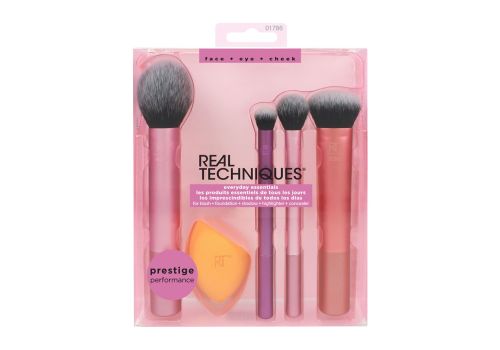 Real Techniques everyday essentials set di pennelli 