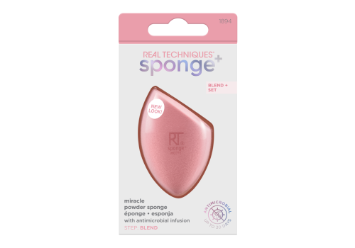 Real Techniques miracle powder sponge spugnetta per fondotinta in polvere e fard