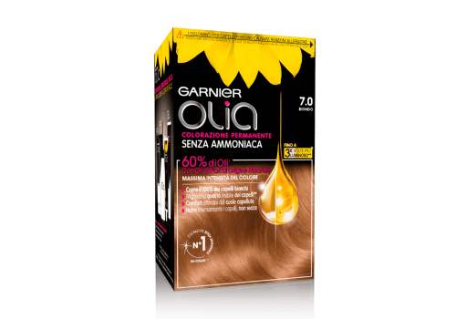 Olia Colorazione Permanente Senza Ammoniaca 7.0 Biondo