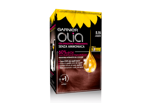 Olia Colorazione Permanente Senza Ammoniaca 5.15 Castano Fondente