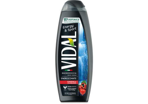 Vidal energy & sport bagnodoccia 500ml 