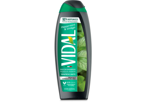 Vidal Doccia Schiuma Mint e Ginkgo 250ml