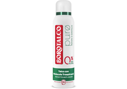 Borotalco Puro 0% Sali d'Alluminio Profumo Di Borotalco Deodorante Spray 150ml
