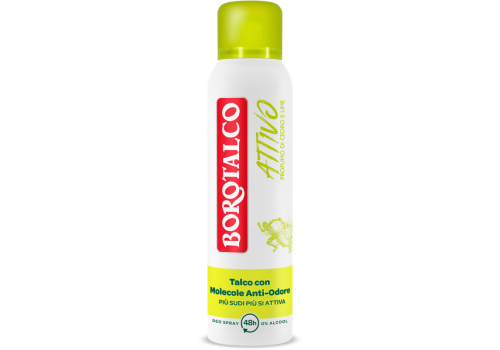 Borotalco Attivo Profumo Di Cedro E Lime Deodorante Spray 150ml