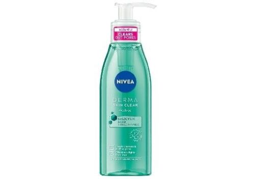 Nivea Derma Skin Clear Gel Detergente Anti-Imperfezioni con Acido Salicilico e Niacinamide 150ml