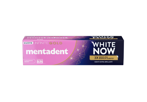 Mentadent White Now 3X Infinite Gold Dentifricio 75ml