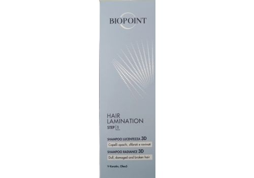 Biopoint Hair Lamination Step 1 Shampoo Lucentezza 3D 200ml