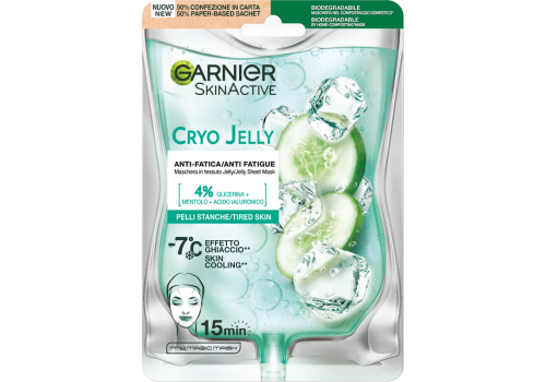 Garnier Skin Active Cryo Jelly Maschera Viso In Tessuto Jelly Anti-Fatica 1 pezzo