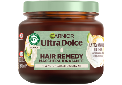 Garnier Ultra Dolce Hair Remedy Maschera Idratante per Capelli Disidratati 340ml