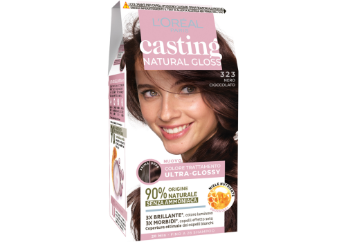 Casting Natural Gloss Colore Trattamento Ultra Glossy Senza Ammoniaca 323 Nero Cioccolato