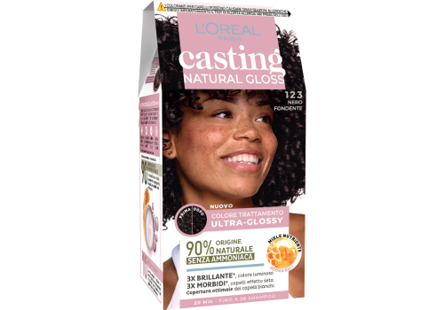 Casting Natural Gloss Colore Trattamento Ultra Glossy Senza Ammoniaca 123 Nero Fondente