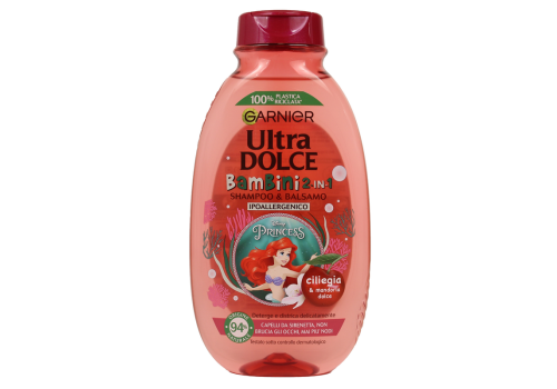 Garnier Ultra Dolce Bambini Shampoo&Balsamo 2in1 Ciliegia e Mandorla Dolce 250ml