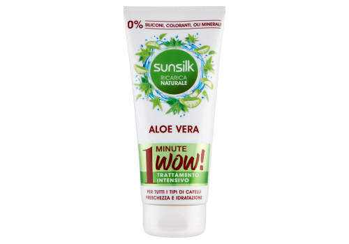 1 Minute Wow Trattamento Intensivo Aloe Vera Freschezza e Idratazione per Tutti i Tipi di Capelli 180ml