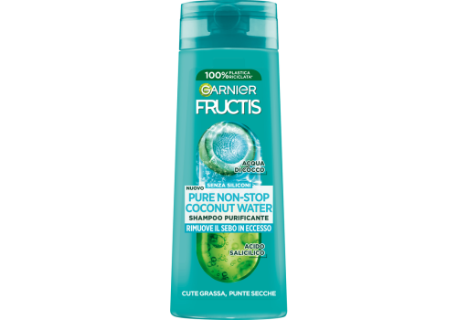 Shampoo Purificante Pure Non Stop Coconut Water Cute Grassa Punte Secche 250ml