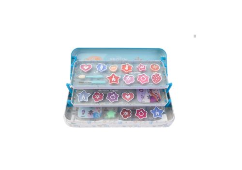 Lip Smacker Triple Layer Beauty Tin Disney Frozen con 16 lucidalabbra + 8 colori in crema + 2 applicatori + 2 fermagli per capelli