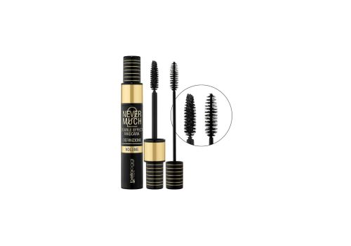 BellaOggi Never 2 Much Double Effect Mascara Definizione e Volume Nero 12ml
