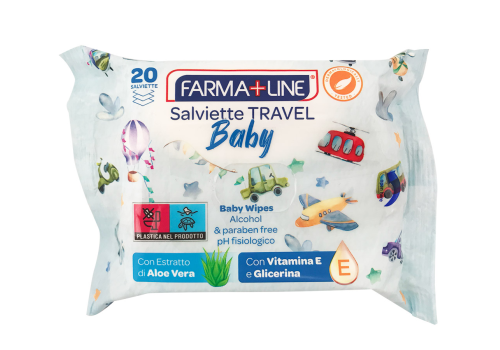 Farmaline Salviettine Baby Travel 20 salviette