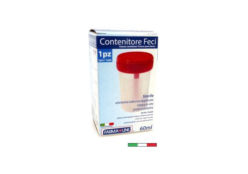 Contenitore sterile feci 60ml
