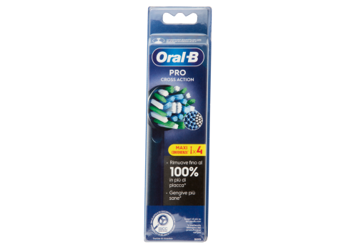 Oral-B Pro Cross Action Testine di Ricambio 4 pezzi