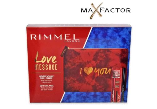 Rimmel Love Message Kit con Mascara Wonder'Volume Thrill Seeker + Matita Occhi Soft Kohl Kajal