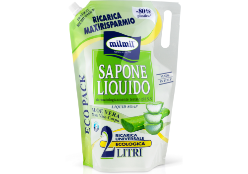 Mil Mil aloe sapone liquido ricarica 2 litri