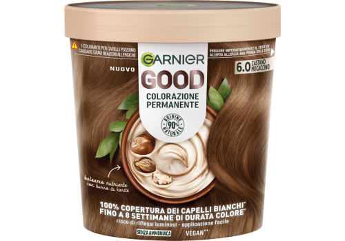 Garnier Good Colorazione Permanente Senza Ammoniaca 6.0 Castano Mocaccino