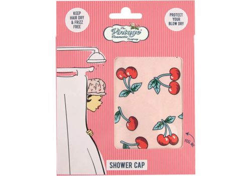 Vintage Shower Cap Cherry cuffia per la doccia