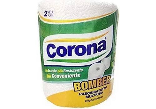 Corona bobina bomber asciugatutto carta asciugatutto ad alta assorbenza 1 rotolo
