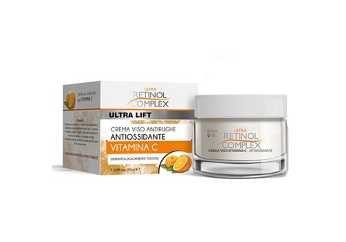 Ultra Retinol Complex Crema Viso Antirughe Antiossidante alla Vitamina C 50ml