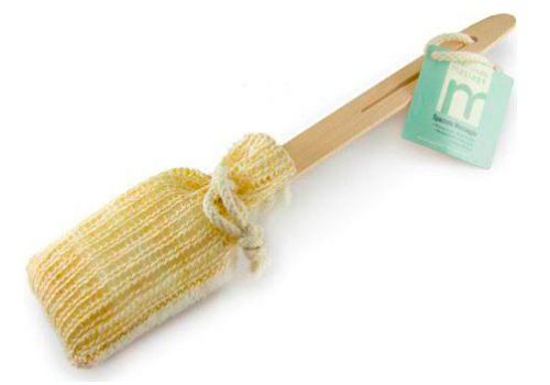 Massage 489 spazzola lava schiena e corpo in sisal e legno di faggio