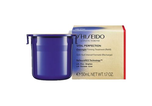 Shiseido vital perfection crema viso notte rigenerante ricarica 50ml