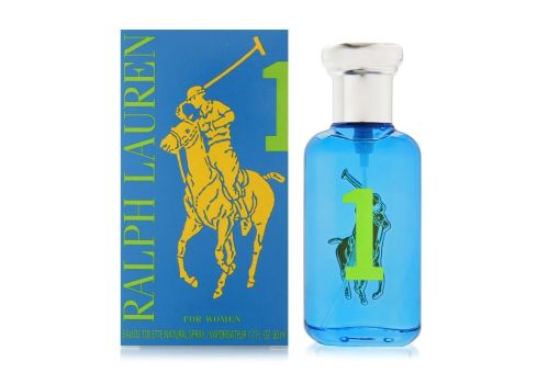 Ralph Lauren polo big pony blue eau de toilette uomo natural spray 50ml