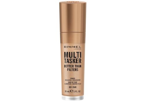 Rimmel multi-tasker 001 fair 3-in-1 primer glow booster illuminante. 