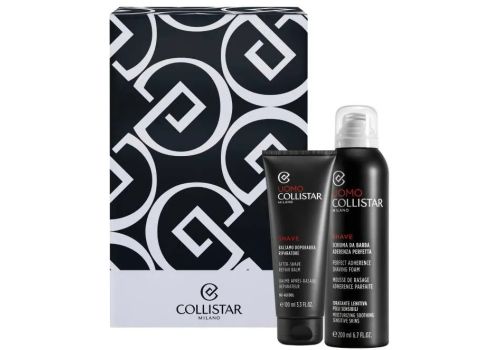 Collistar Uomo kit con schiuma barba 200ml + balsamo barba 100ml